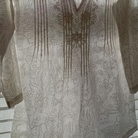 Lilly Pulitzer White Tunic Top - Picture 5 of 10